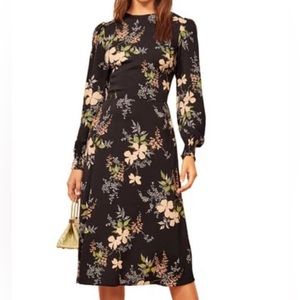 Reformation Kellen Dress long sleeve midi